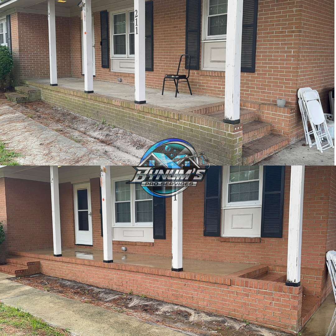Exterior cleaning project